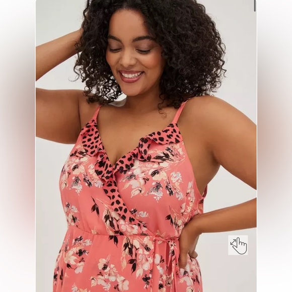 Torrid Georgette Ruffle Front Cami - Picture 2 of 6